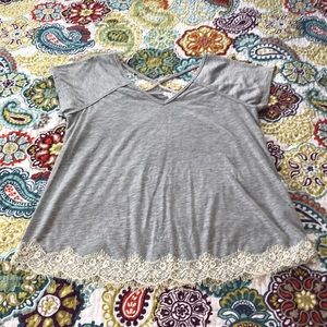 Women’s Top with Lace Trim